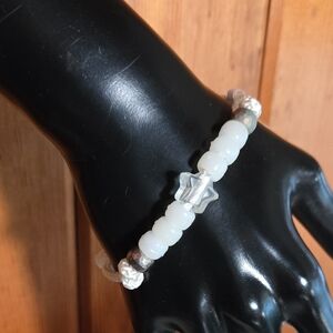 Unisex Adjustable Size Beaded Cord Bracelet